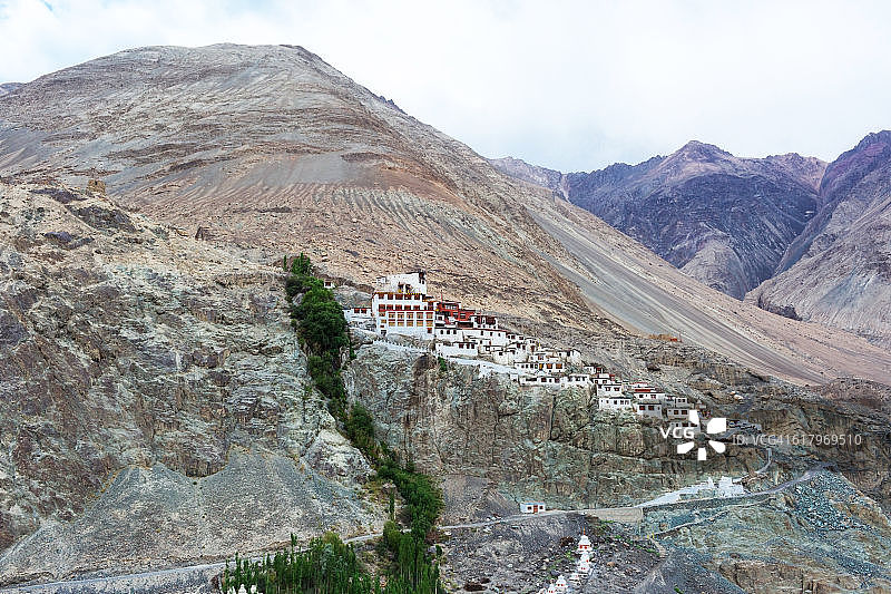 从迪斯基特寺看到的风景图片素材