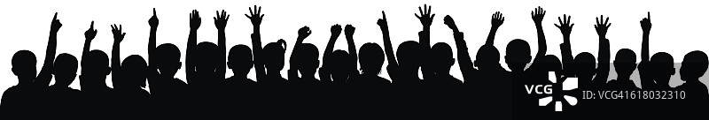 人群中的孩子们图片素材