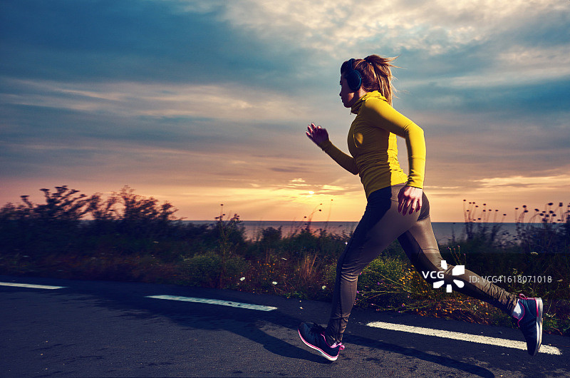 跑步健身图片素材