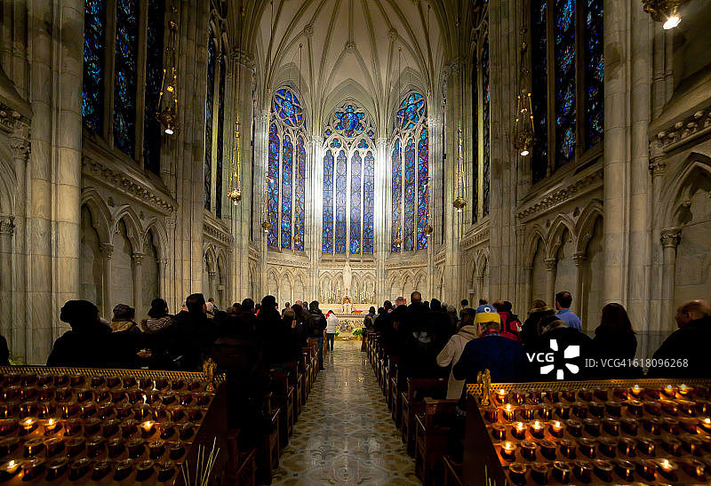 新年除夕弥撒图片素材