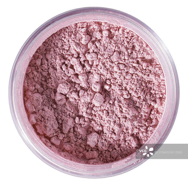粉色化妆粉的美妆产品拍摄图片素材