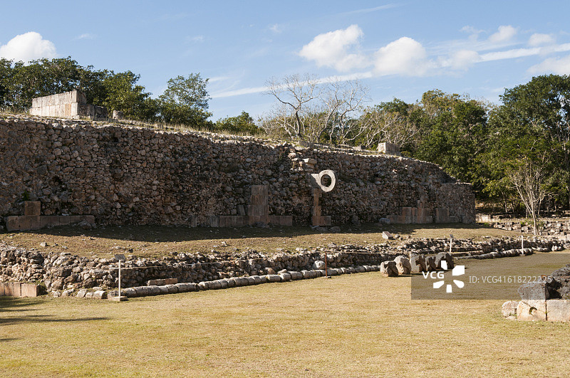 乌斯马尔玛雅遗址：球场图片素材