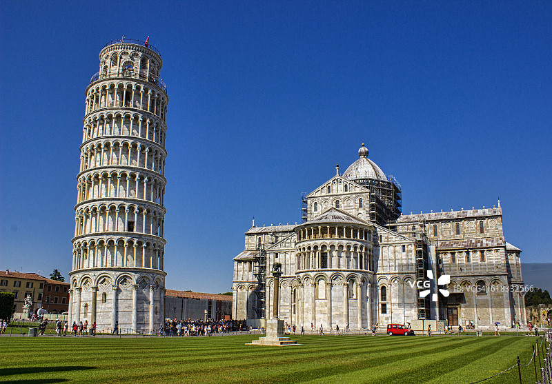 意大利比萨斜塔图片素材