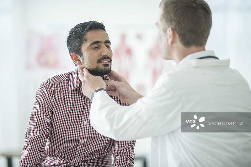 甲状腺检查图片素材