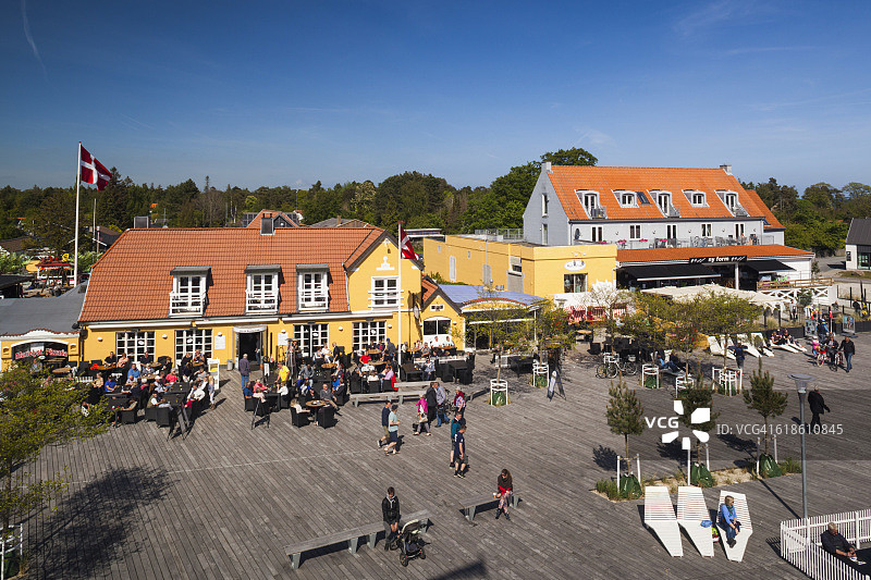 丹麦法尔斯特岛的建筑外观图片素材
