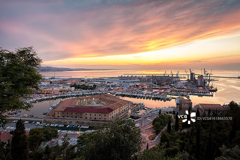 安科纳的日落图片素材