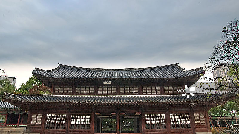 韩国德寿宫的昔御堂图片素材