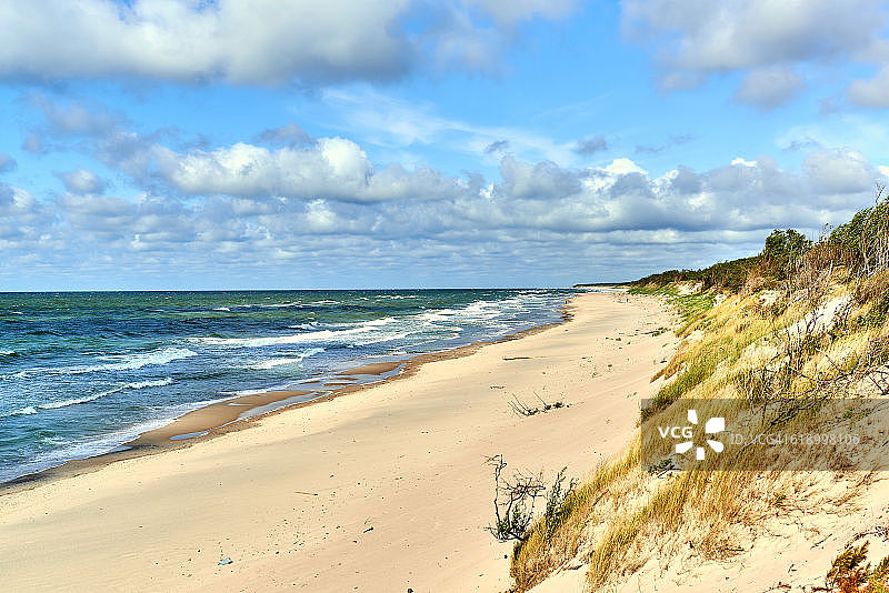 库罗尼亚沙嘴图片素材