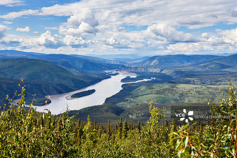 加拿大育空河图片素材