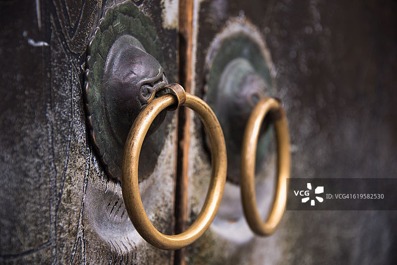 中式门环图片素材