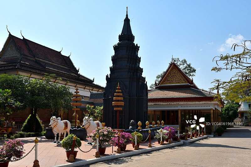 柬埔寨暹粒的普拉帕隆寺图片素材