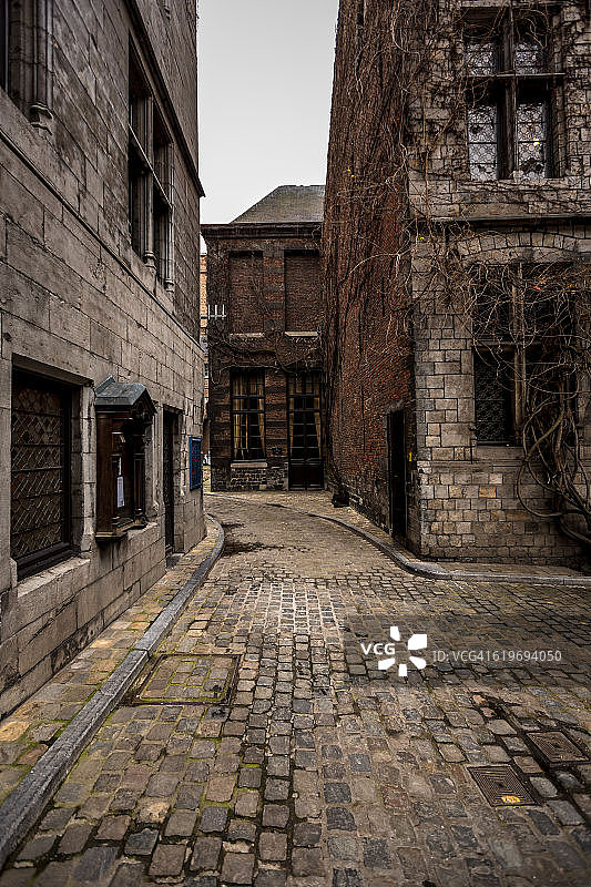 蒙斯市政厅庭院图片素材