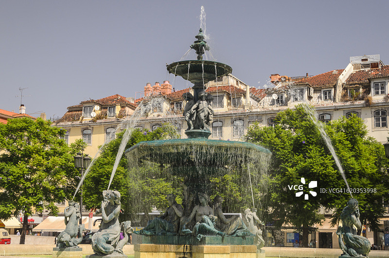 佩德罗四世广场喷泉图片素材