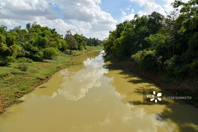 柬埔寨桑克河图片素材