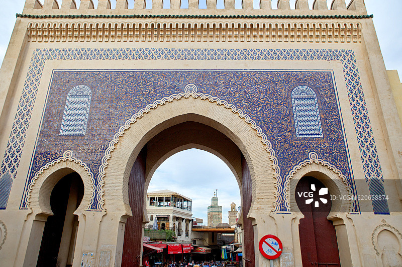 摩洛哥非斯布日卢德门图片素材