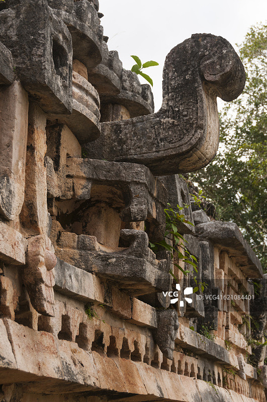 拉勃纳玛雅遗址图片素材