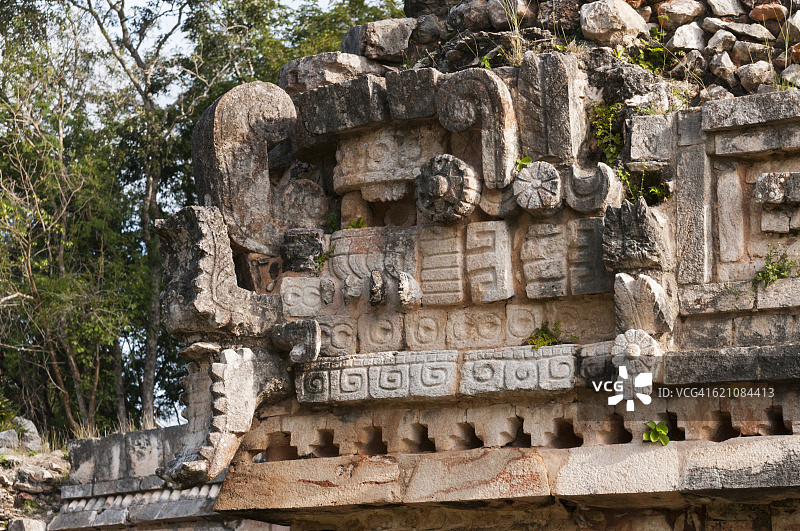 拉勃纳玛雅遗址图片素材