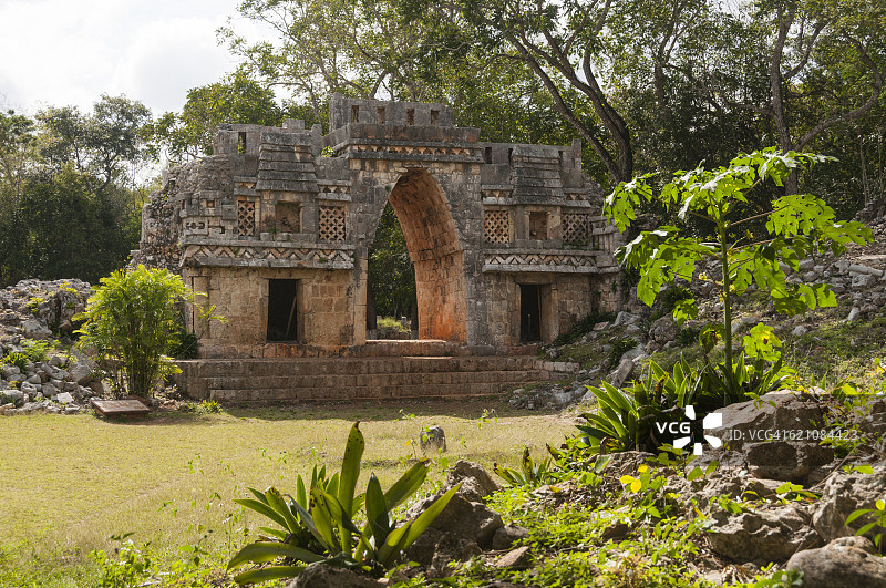 拉勃纳玛雅遗址图片素材