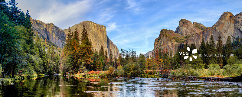 优胜美地国家公园全景图片素材