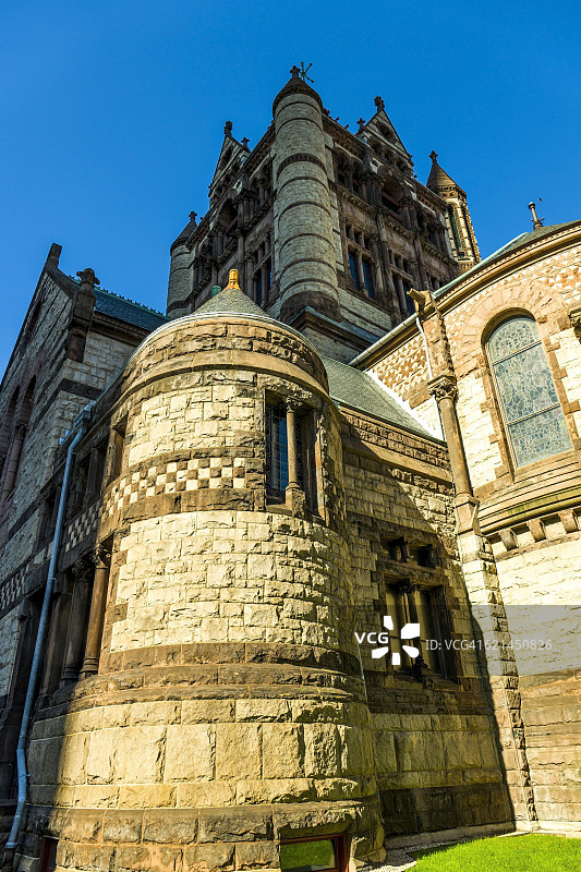 马萨诸塞州波士顿三一教堂图片素材