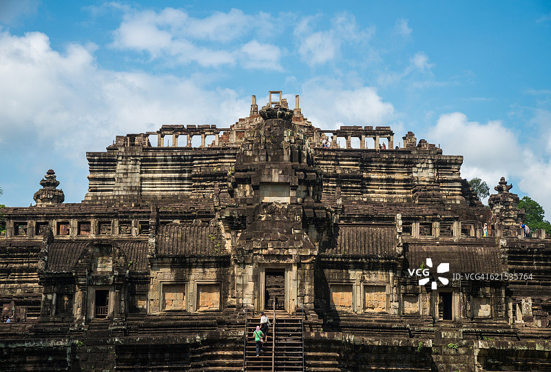 巴方寺：吴哥古迹中的一座寺庙，柬埔寨图片素材
