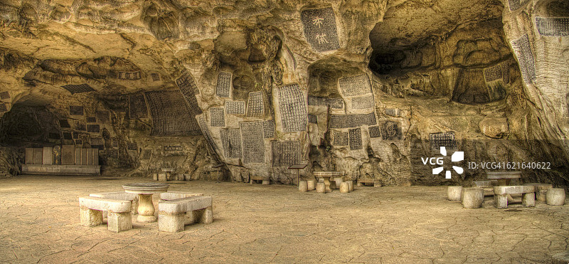 桂林石林洞穴图片素材