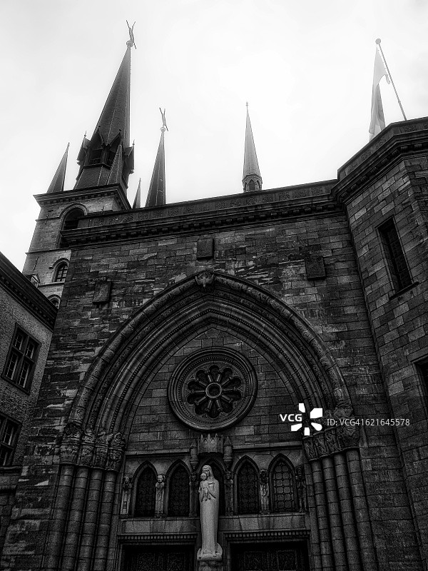 卢森堡圣母院图片素材