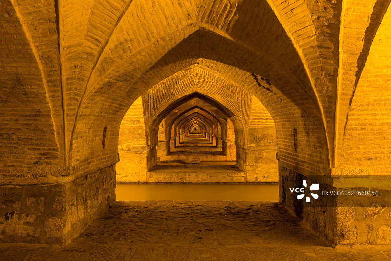 伊斯法罕三十三孔桥图片素材