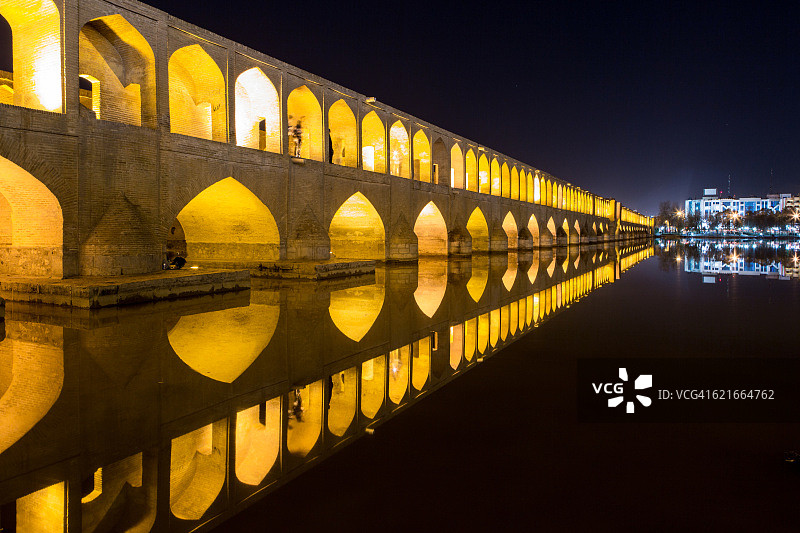伊斯法罕三十三孔桥图片素材