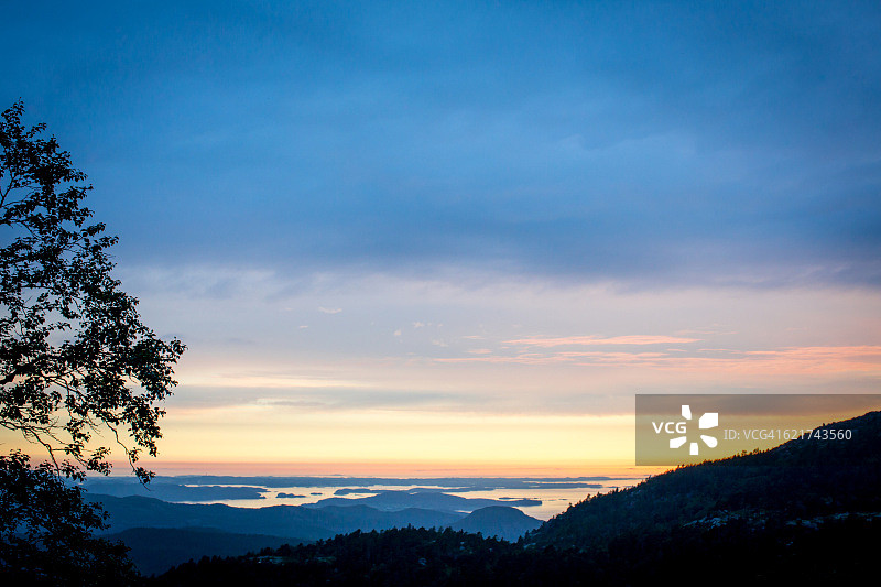 迷人日落图片素材