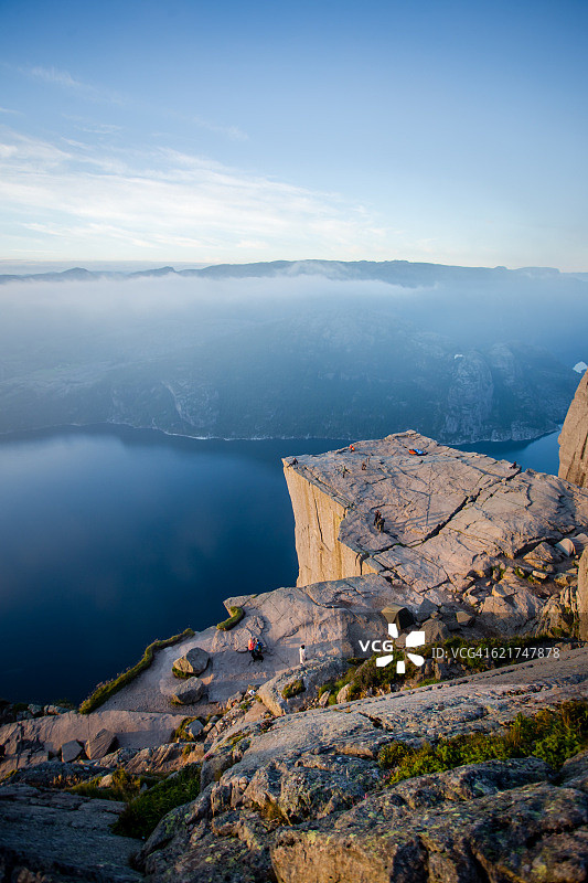 布道石的早晨图片素材