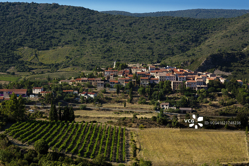 法国奥德省屈屈尼昂图片素材