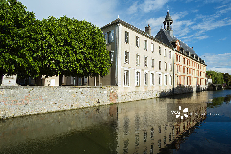 法国塞纳-马恩省内穆尔市政厅图片素材