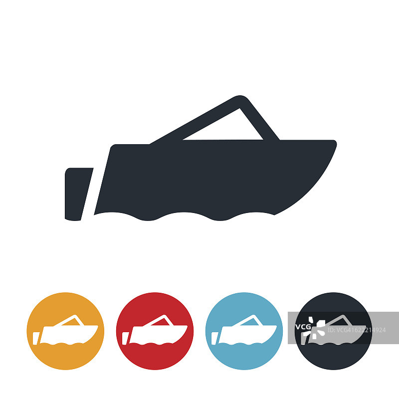 摩托艇图标图片素材