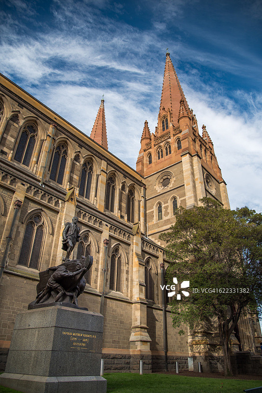 澳大利亚墨尔本圣保罗大教堂图片素材
