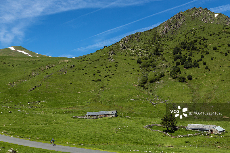 比利牛斯国家公园的Ancizan山口，上比利牛斯省，法国图片素材