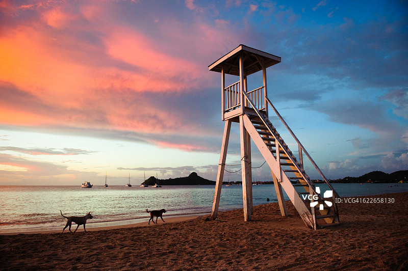 圣卢西亚罗德尼湾图片素材