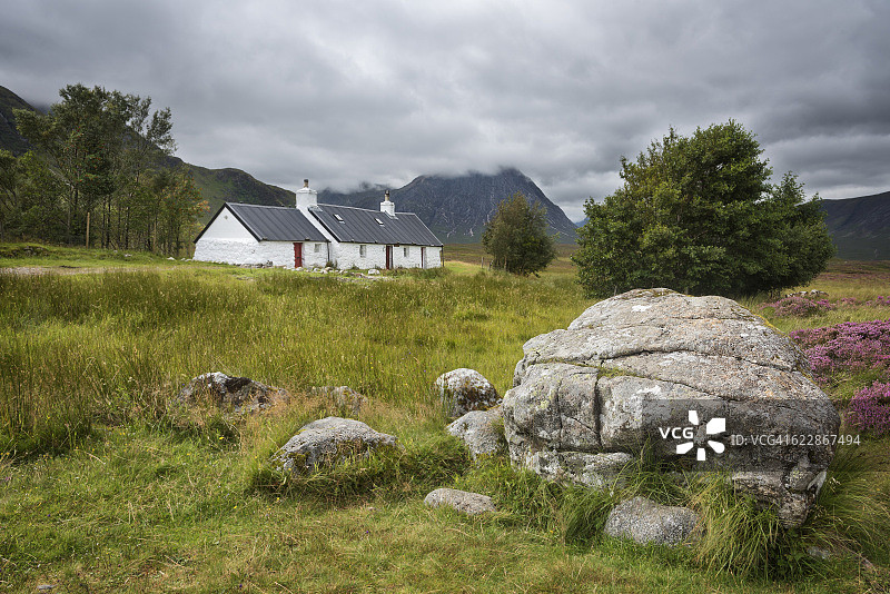 格伦科的偏远小屋图片素材