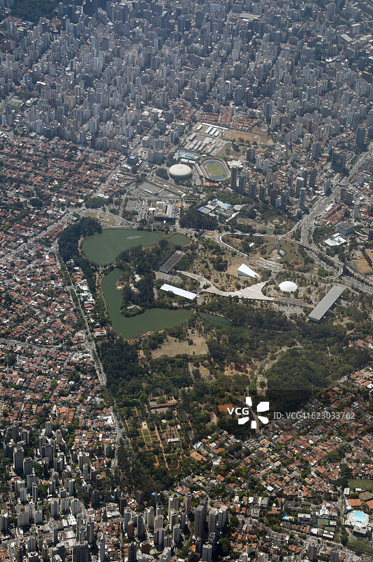 航拍伊比拉普埃拉公园图片素材