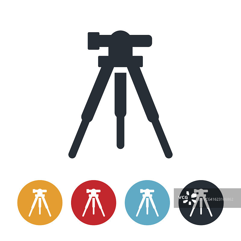 建筑工人水平仪图标图片素材