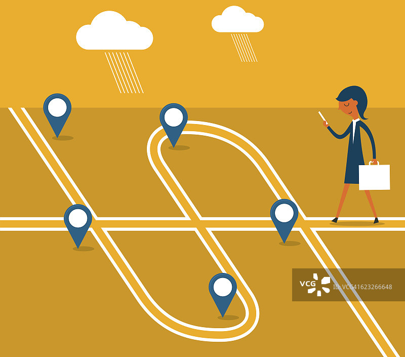 成功之路图片素材