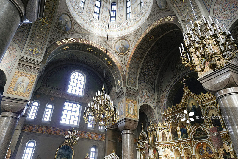 乌斯佩斯基大教堂内部图片素材