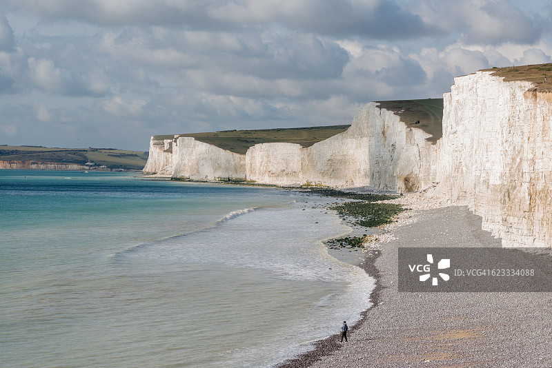 七姐妹岩的渔夫图片素材