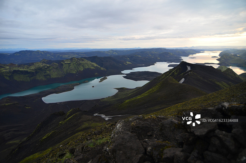 原始景观中的兰吉斯奥尔湖图片素材