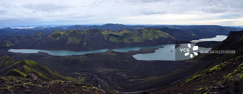 原始景观中的兰吉斯奥尔湖图片素材