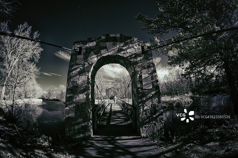 爱荷华州故事城桥图片素材