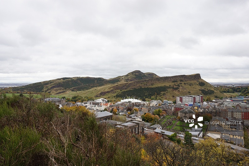 亚瑟王座，爱丁堡，苏格兰，英国图片素材