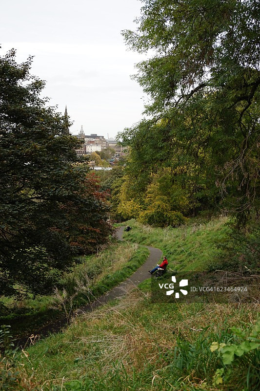 英国爱丁堡王子街花园图片素材