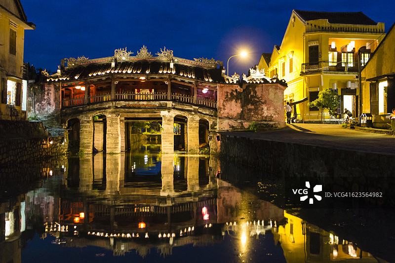 日式廊桥图片素材