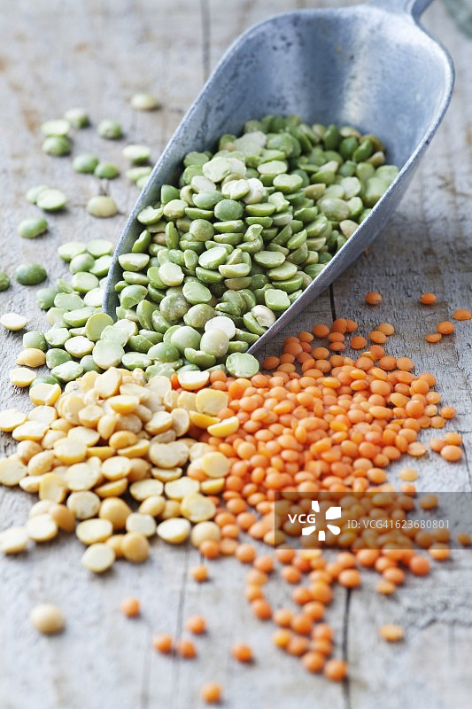 什锦豌豆和扁豆图片素材